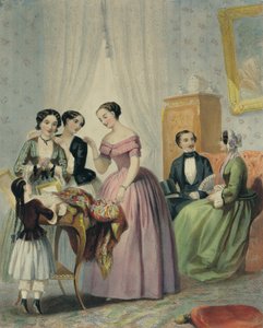 婚礼礼物，由Bettanier，1852-53刻 作者 亨利·拉方